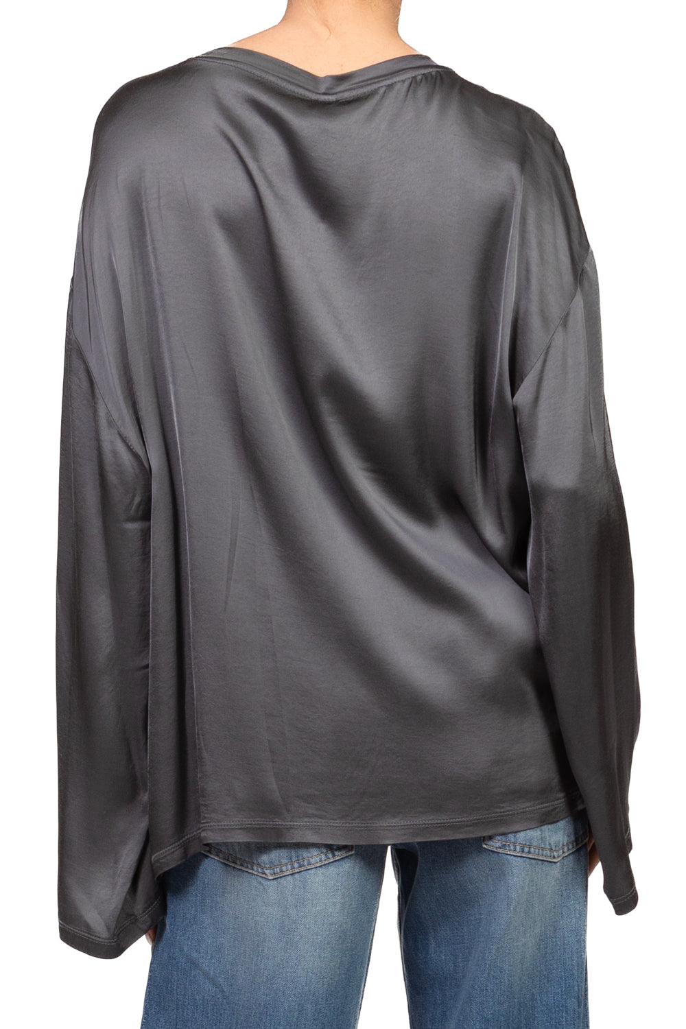 Tensione In - Blusa satin manica ampia Art. H771B97Q