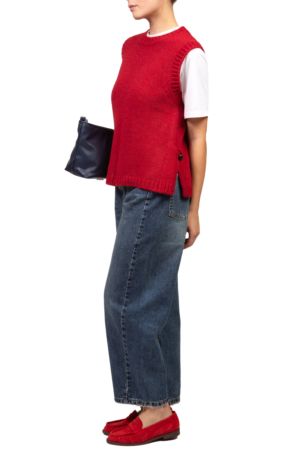 Vicolo - Gilet in maglia con bottoni Art. 3AC3032