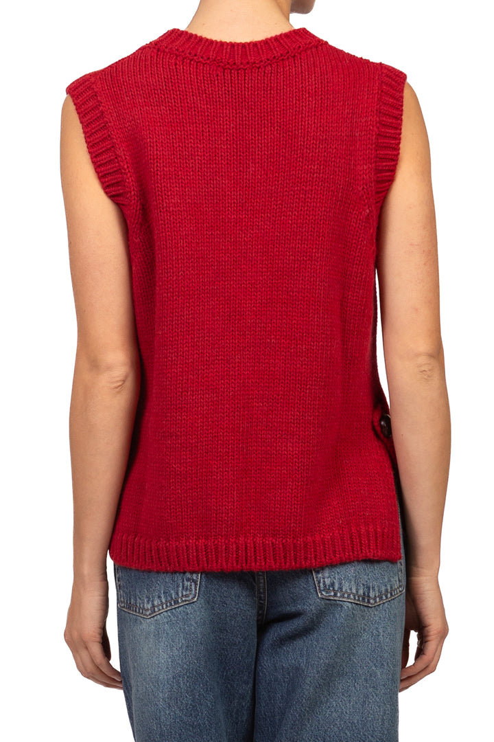 Vicolo - Gilet in maglia con bottoni Art. 3AC3032