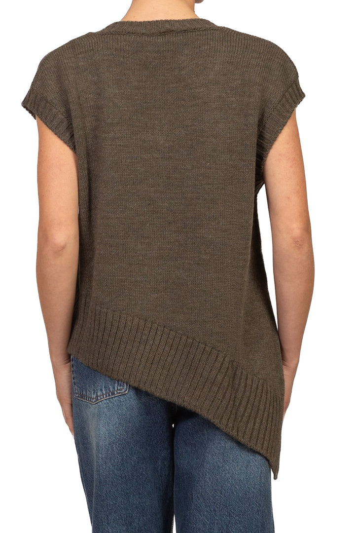 Kontatto - Gilet asimmetrico scollo V Art. 3M1950