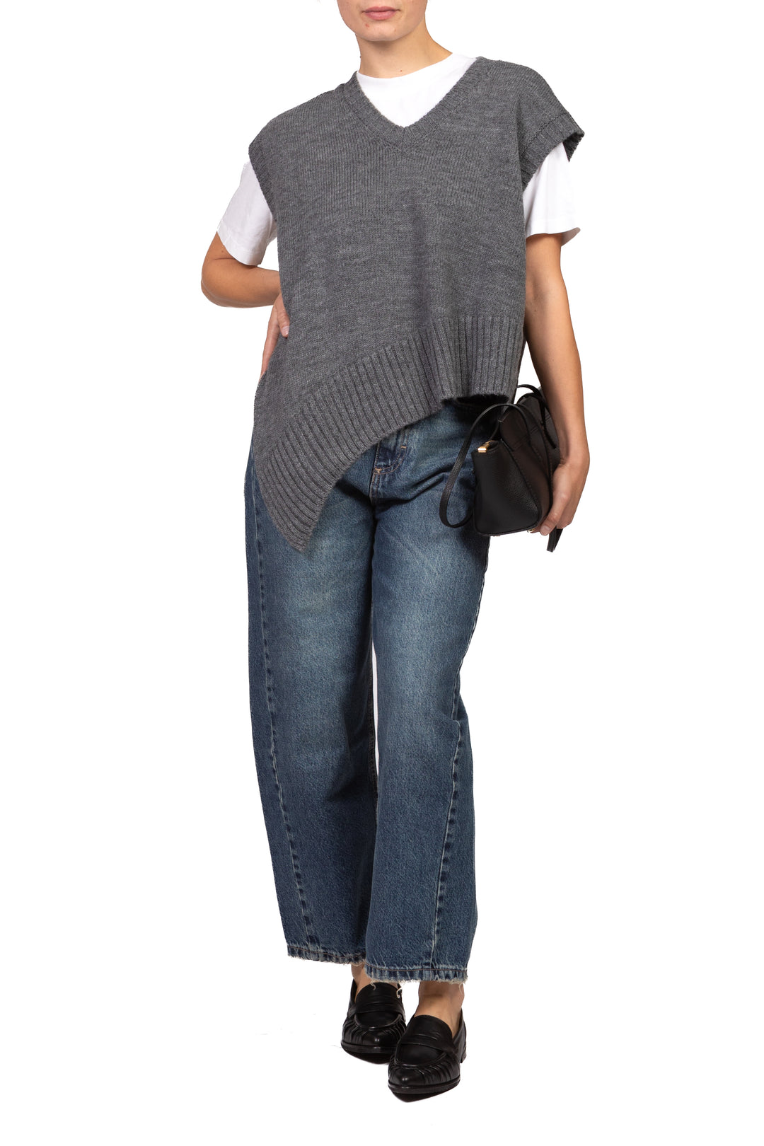 Kontatto - Gilet asimmetrico scollo V Art. 3M1950