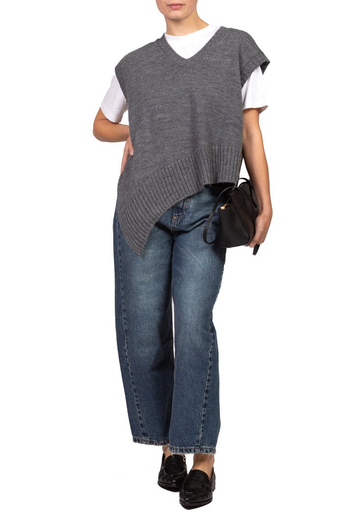 Kontatto - Gilet asimmetrico scollo V Art. 3M1950
