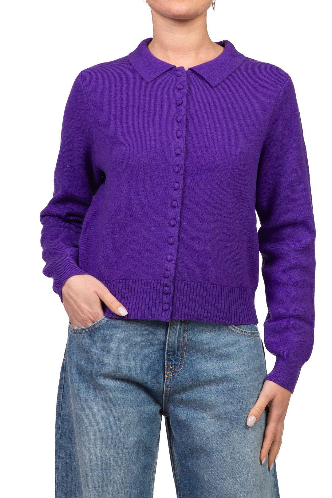 Tensione In - Cardigan con colletto Art. WL7291AI26