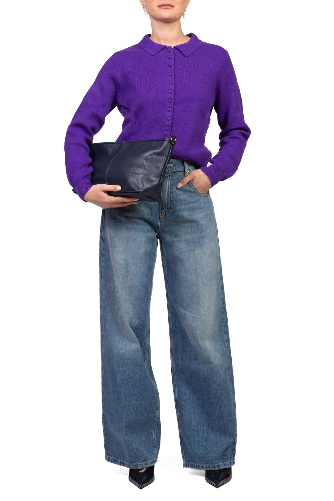 Tensione In - Cardigan con colletto Art. WL7291AI26