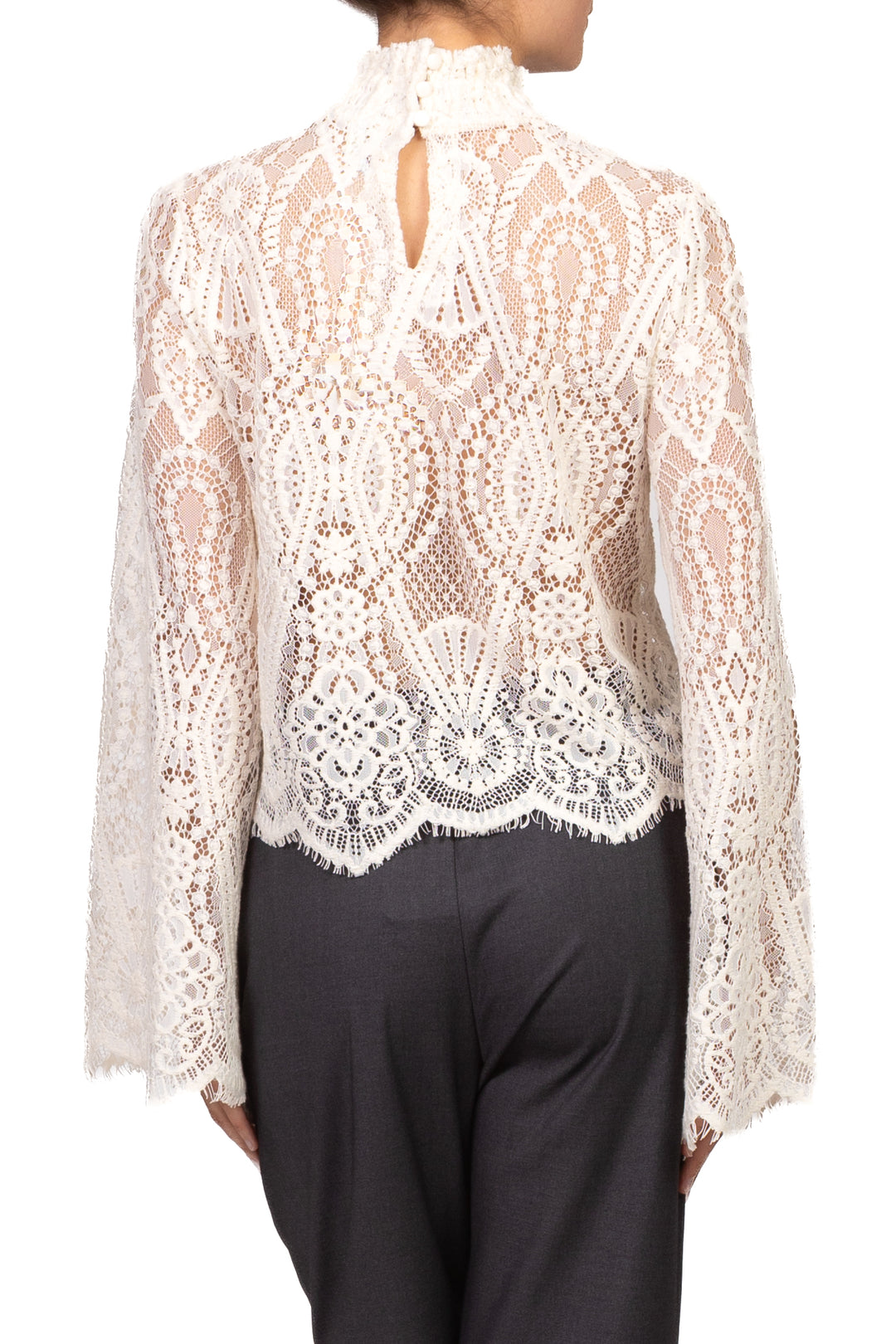 Tensione In - Maglia pizzo manica campana Art. W26MA16