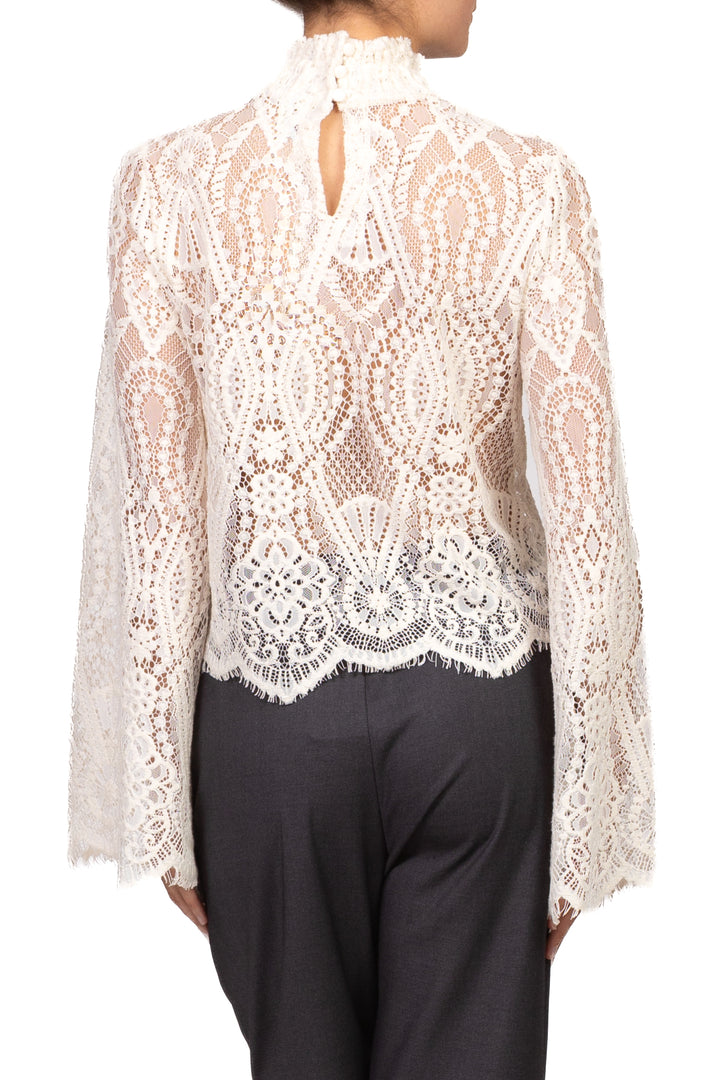 Tensione In - Maglia pizzo manica campana Art. W26MA16