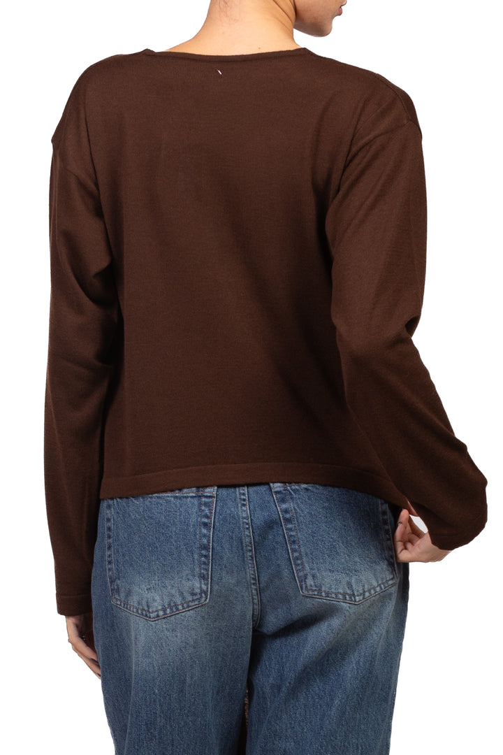 Kontatto - Cardigan asimmetrico Art. 3M1948