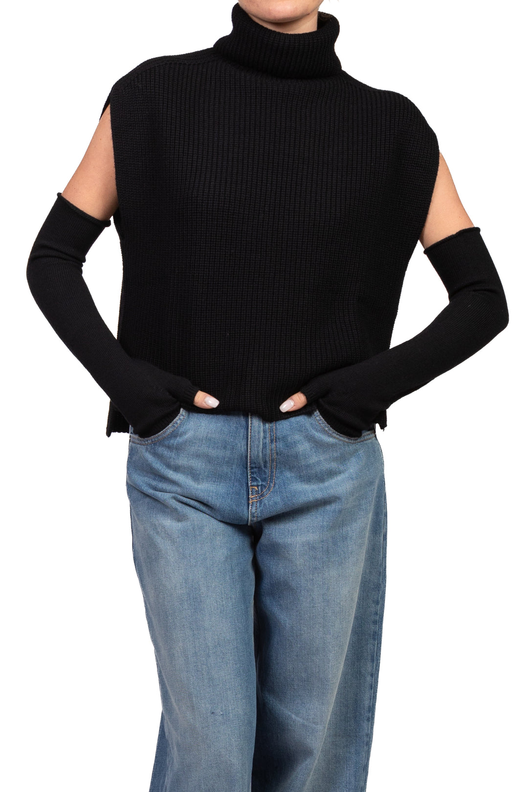 Tensione In - Gilet collo alto con manicotti Art. WF8507