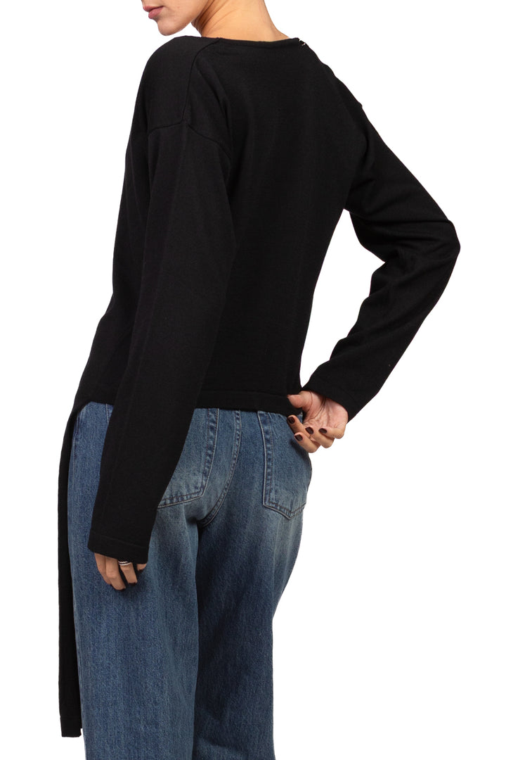 Kontatto - Cardigan asimmetrico Art. 3M1948