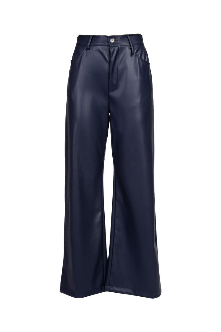 Vicolo - Pantalone ecopelle gamba dritta Art. TD0251