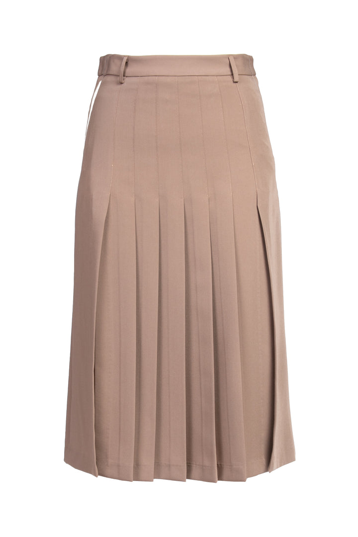Vicolo - Gonna a teli plissé con sottogonna pizzo Art. TD0105