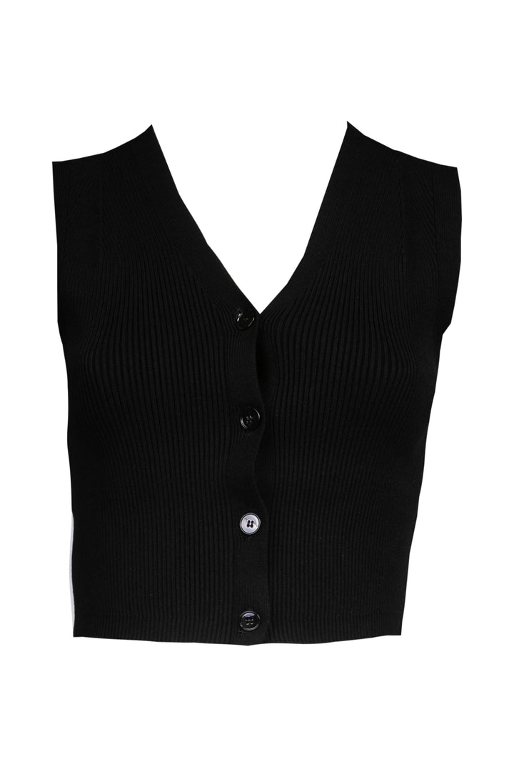 Vicolo - Gilet crop a costine Art. 22035D