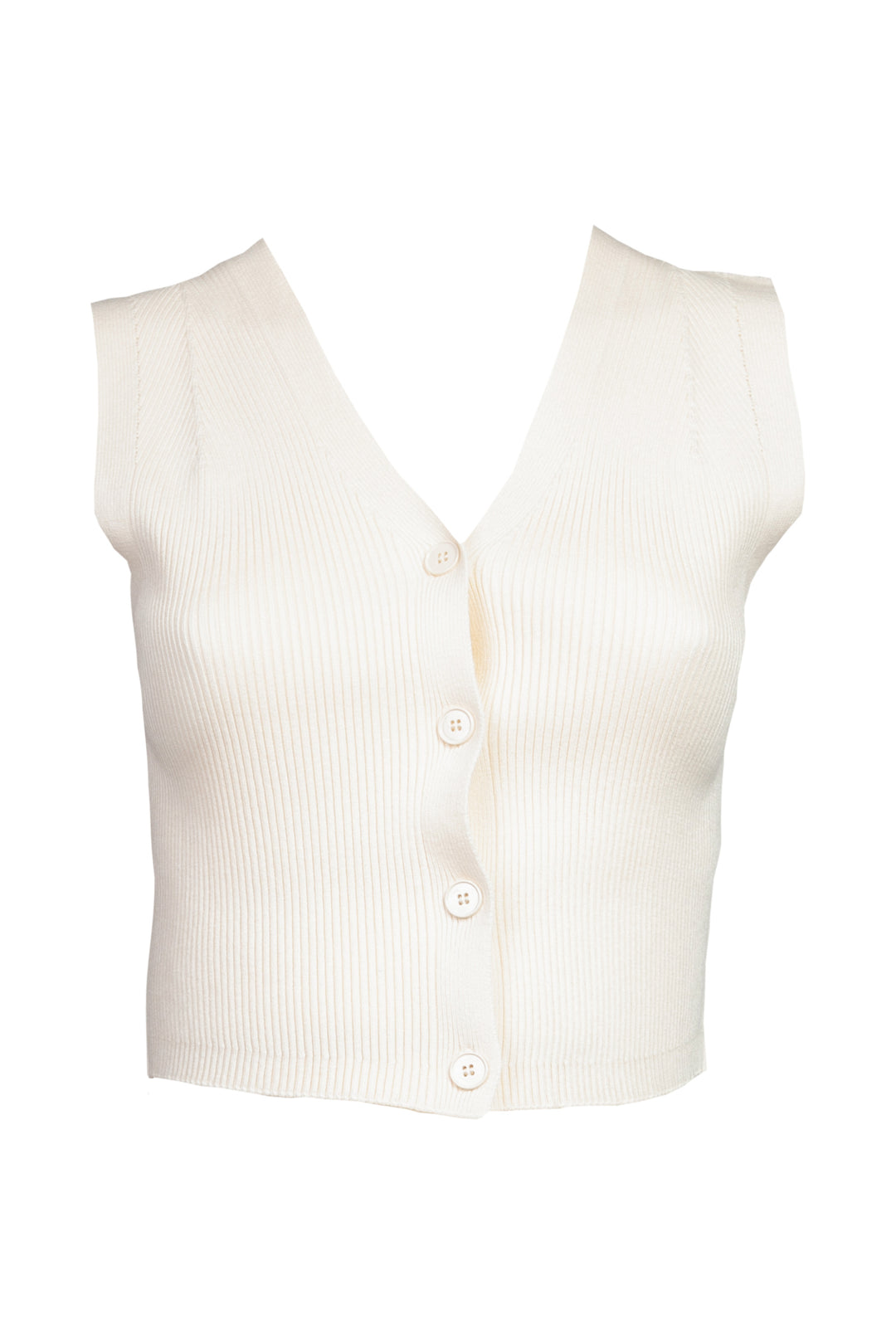 Vicolo - Gilet crop a costine Art. 22035D
