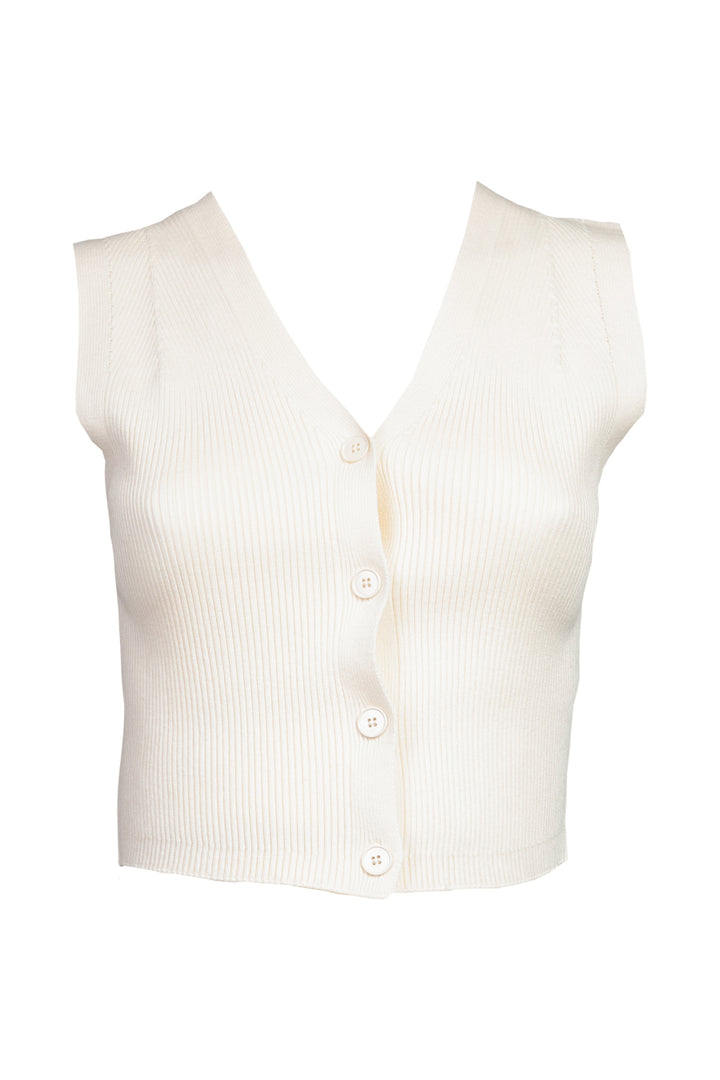 Vicolo - Gilet crop a costine Art. 22035D