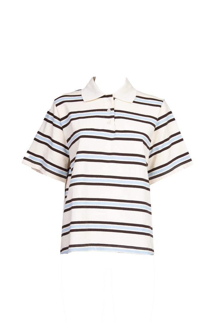 Vicolo - T-shirt polo a righe Art. TD0797