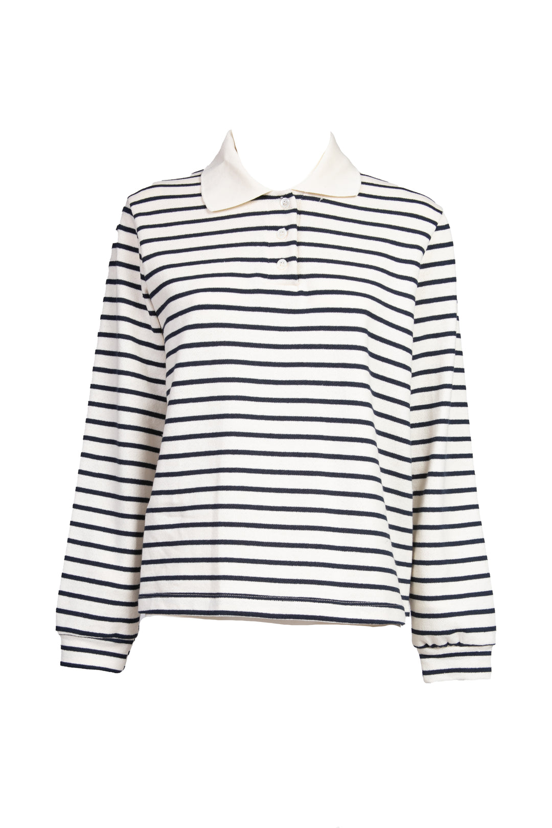 Vicolo - T-shirt polo a righe manica lunga Art. TD0989