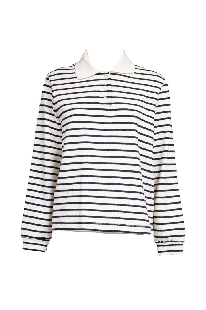 Vicolo - T-shirt polo a righe manica lunga Art. TD0989