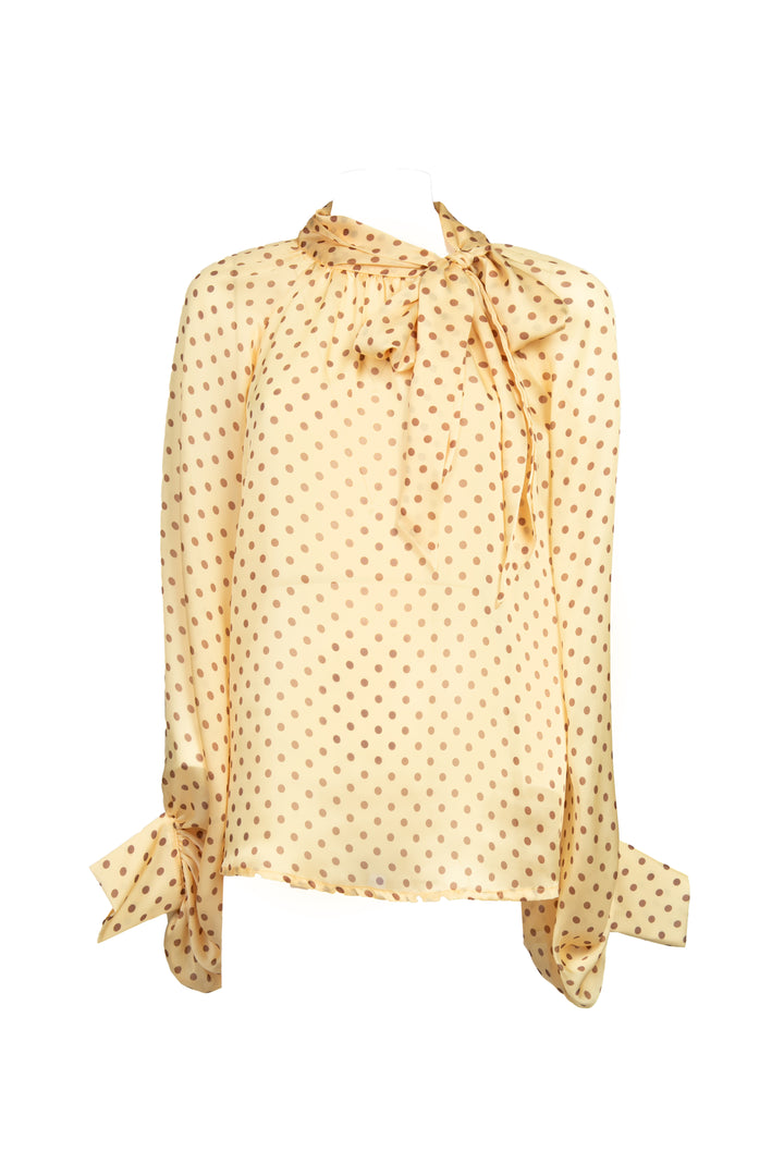 Tensione In - Blusa pois con fiocco Art. 25C6575