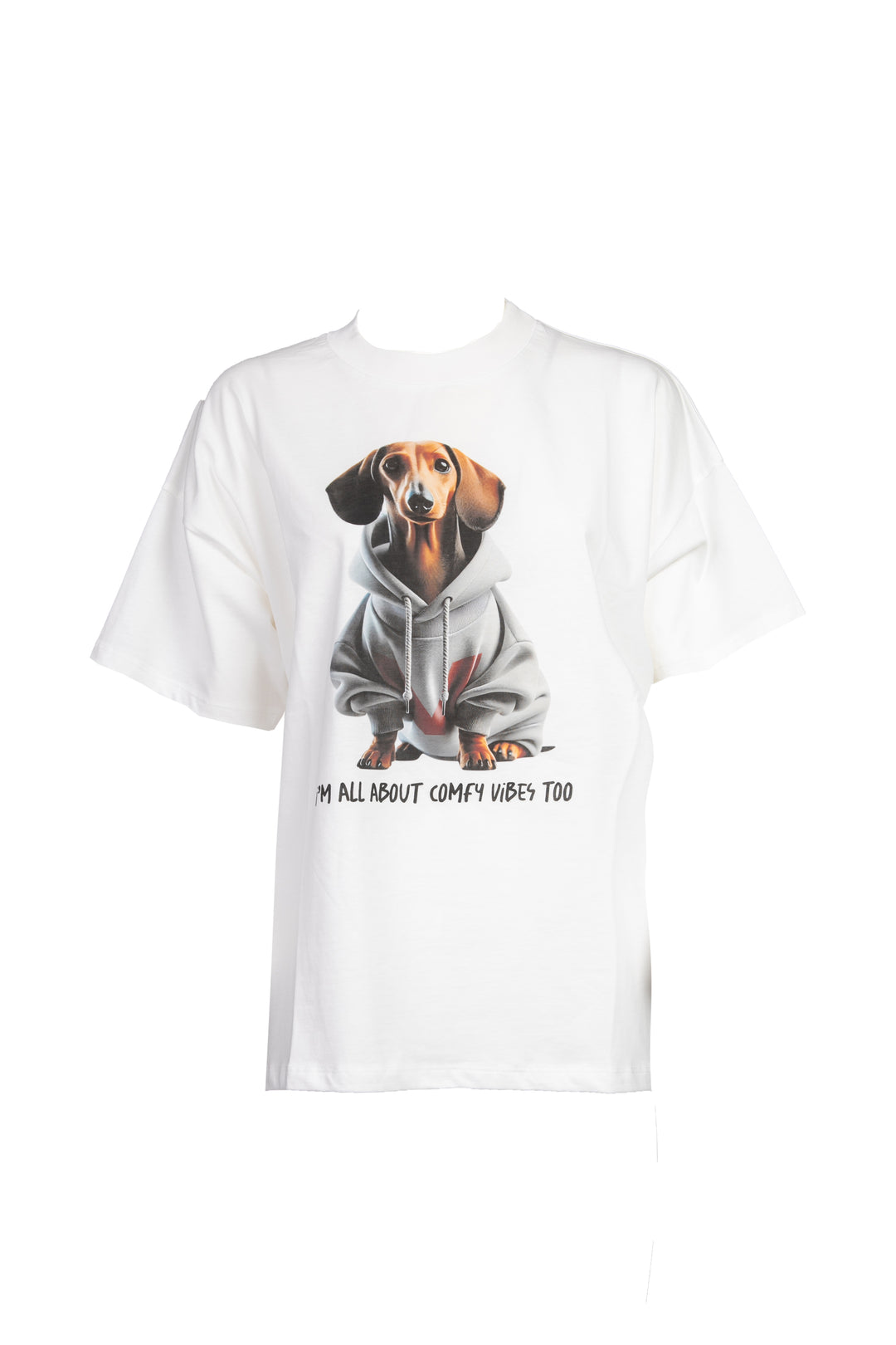 Vicolo - T-shirt over stampa bassotto Art. RD0222
