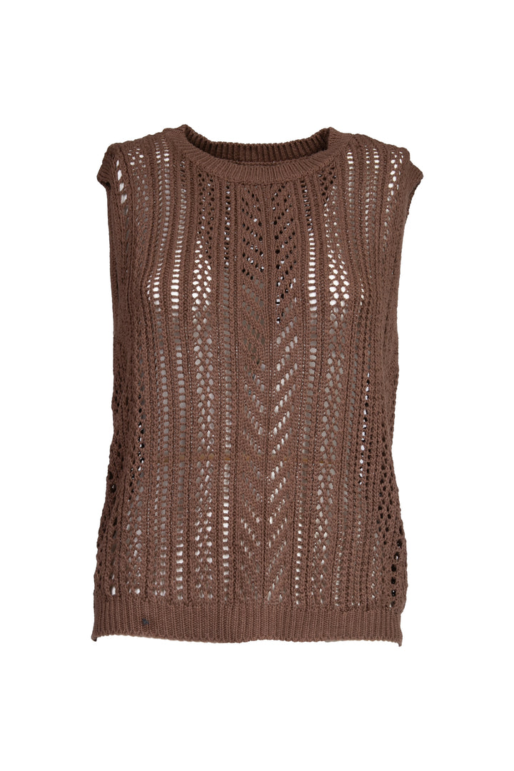 Have one - Gilet girocollo traforato Art. LIT-N008