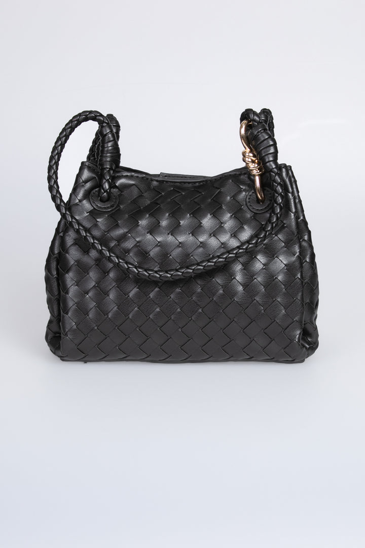 Upper - Borsa intrecciata a spalla