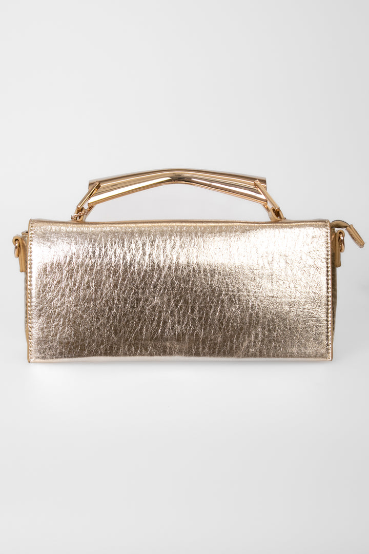 Upper - Borsa rettangolare manico corno