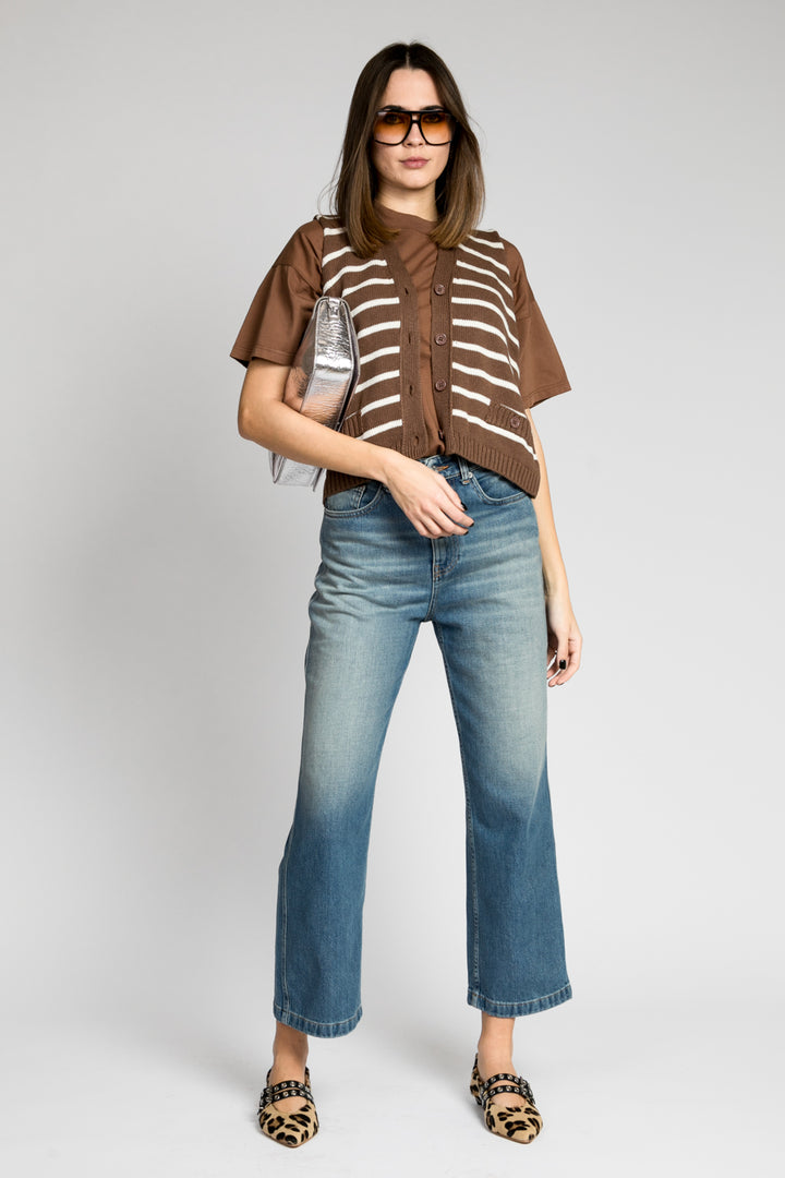 Vicolo - Gilet rigato Art. 77062D