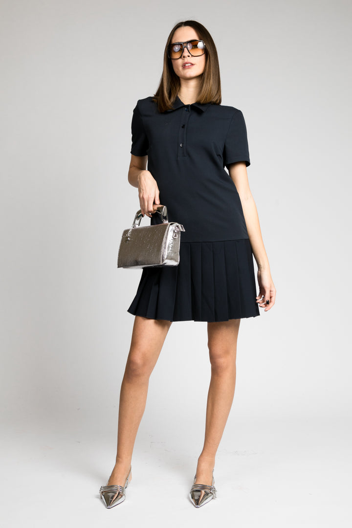 Vicolo - Abito mini polo con gonna plisse Art. TD0375