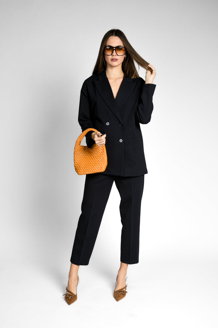 Vicolo - Pantalone sigaretta punto Milano Art. TD0246