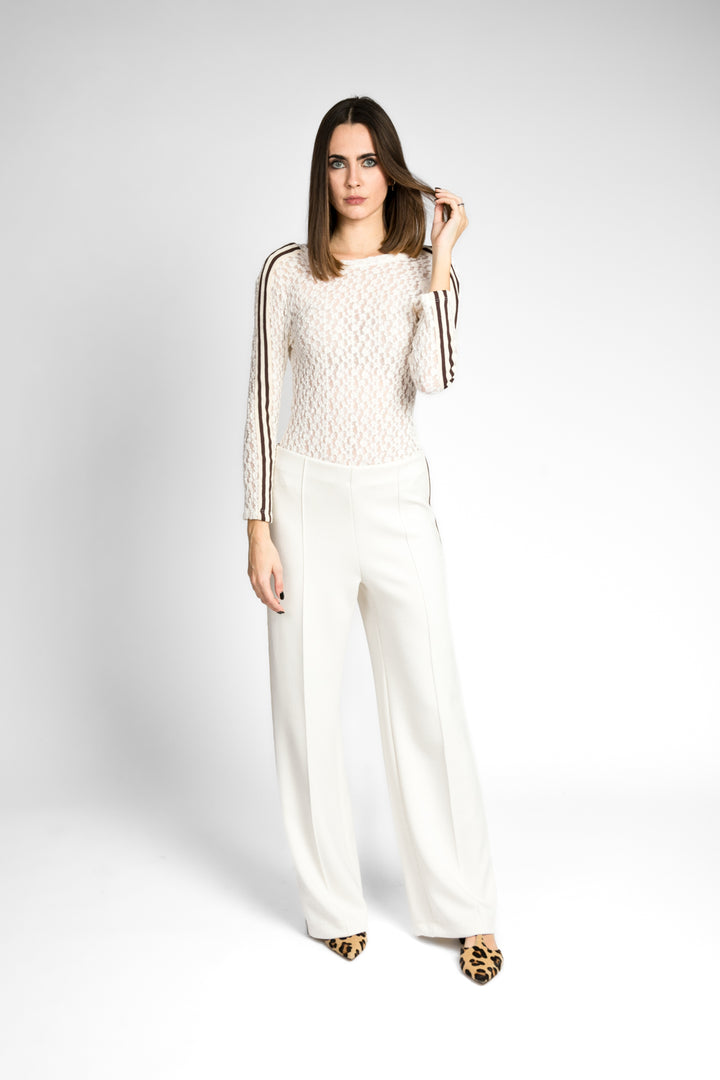 Vicolo - Pantalone neoprene con banda laterale Art. TD0923