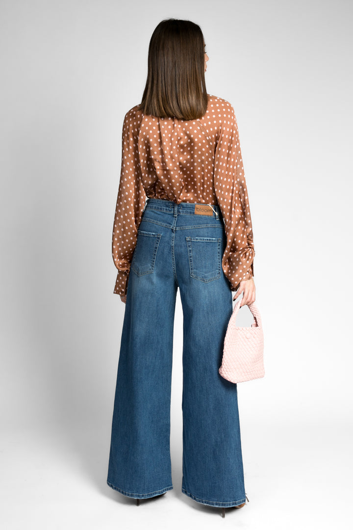 Tensione In - Blusa pois con fiocco Art. 25C6575