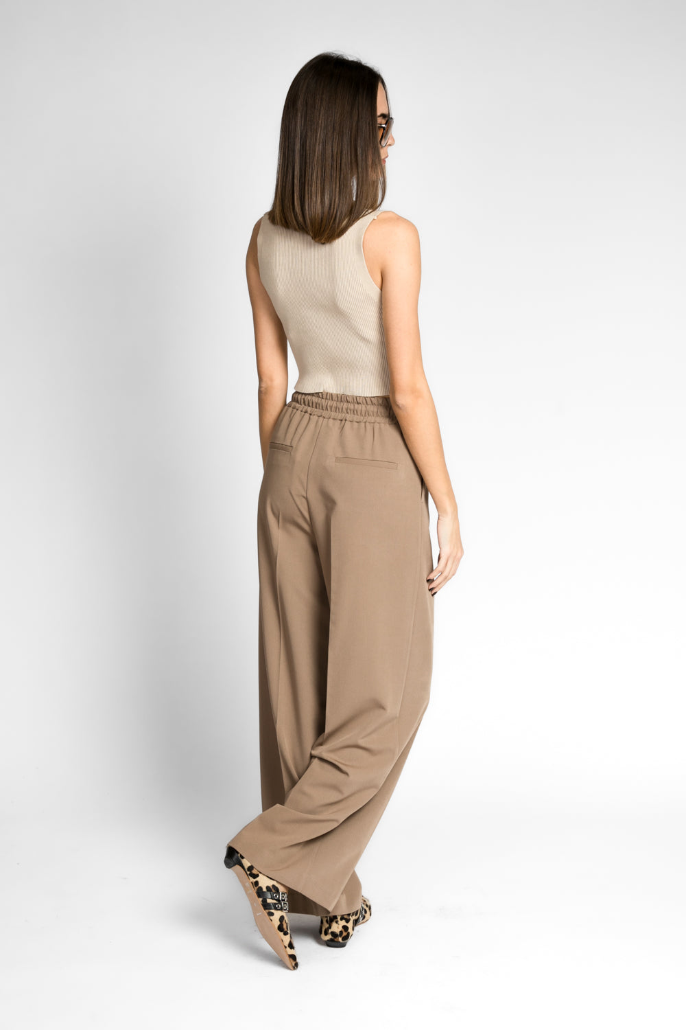 Vicolo - Gilet crop a costine Art. 22035D