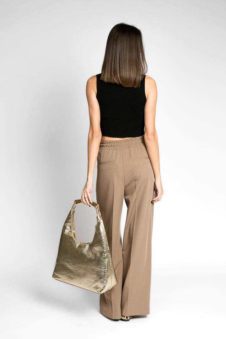 Vicolo - Gilet crop a costine Art. 22035D