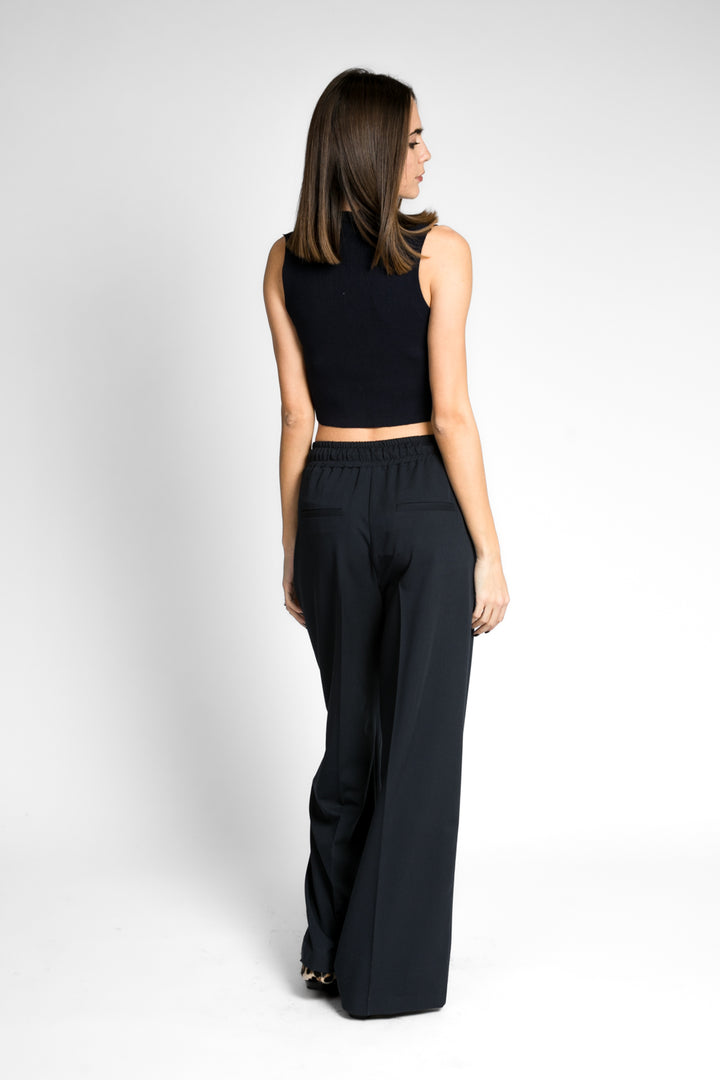 Vicolo - Gilet crop a costine Art. 22035D