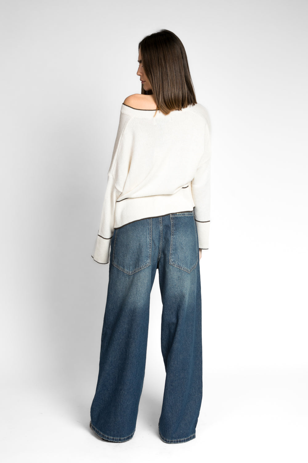 Tensione In - Jeans palazzo ampio Art. GIUSI-SS25