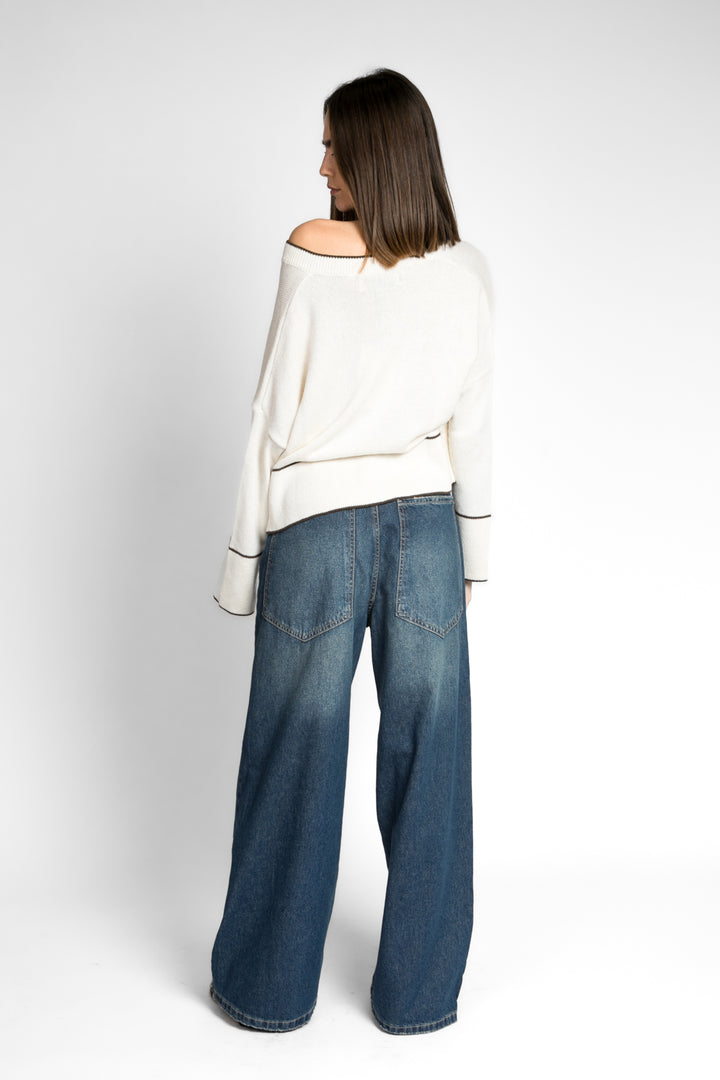 Tensione In - Jeans palazzo ampio Art. GIUSI-SS25