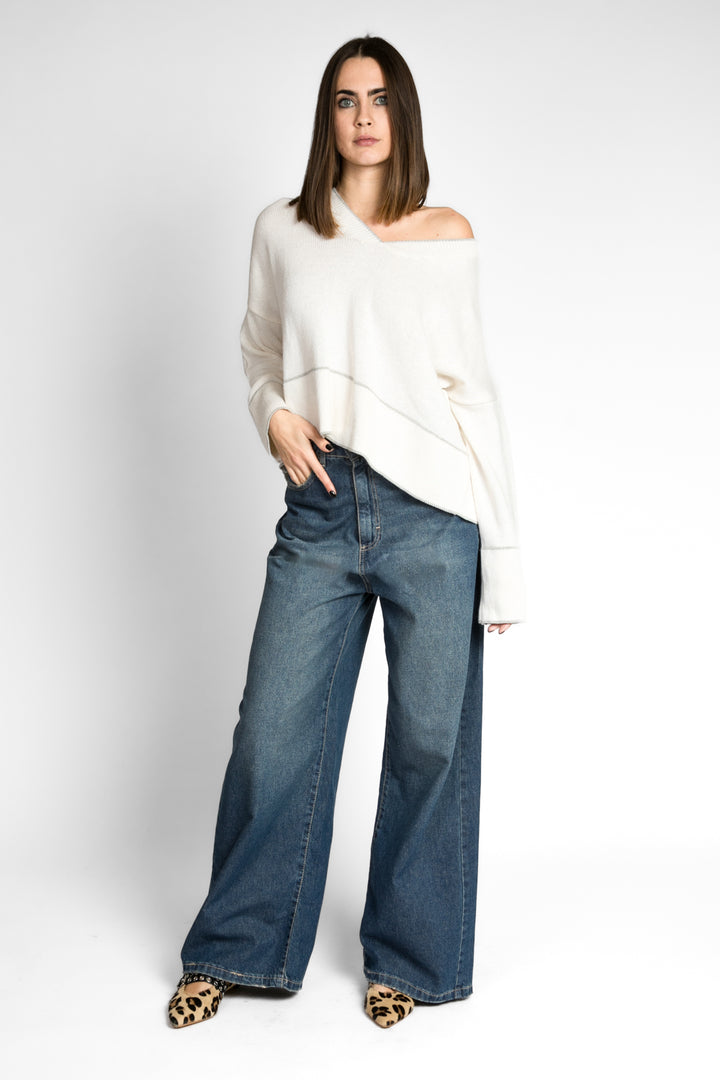 Tensione In - Jeans palazzo ampio Art. GIUSI-SS25