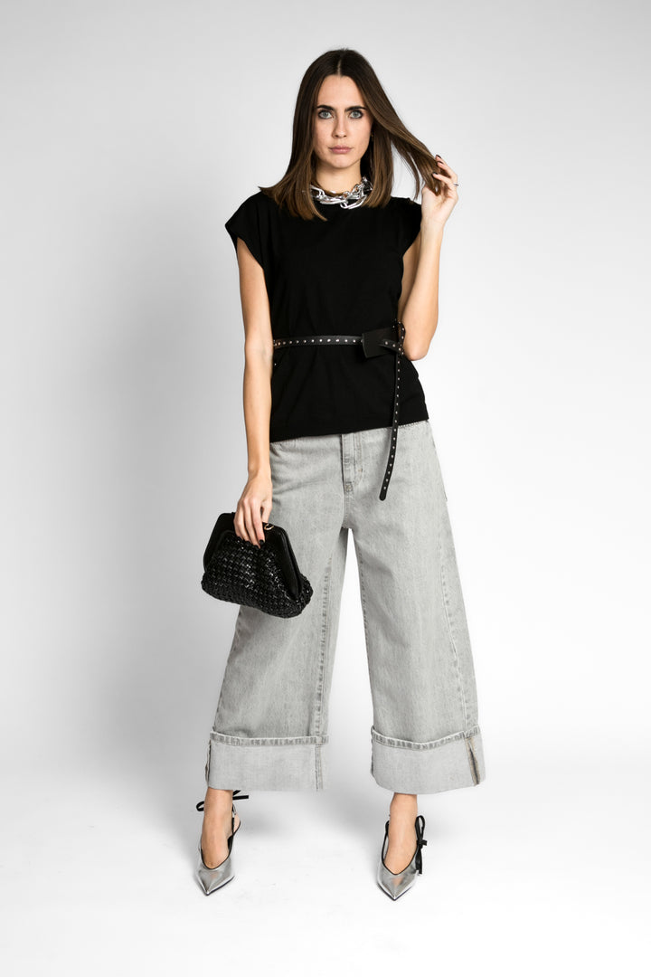Tensione In - Jeans con risvolto Art. BEN-GREY