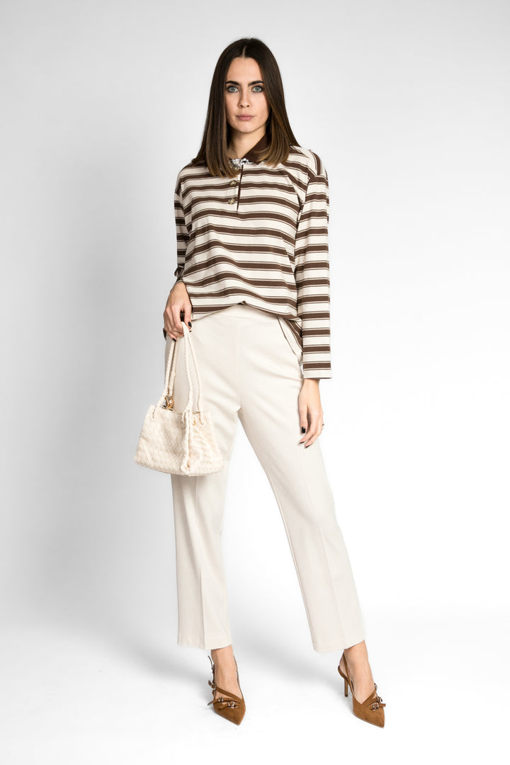 Imperial - Pantalone sigaretta punto milano Art. P5T9JHZ