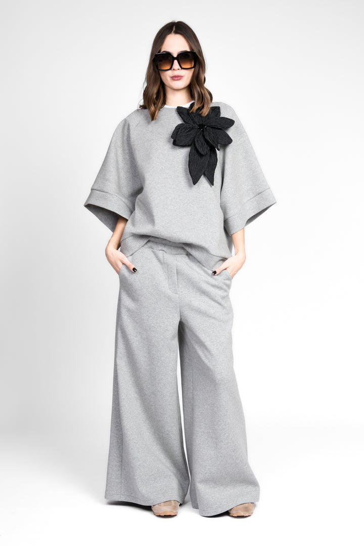 Tensione In - Pantalone palazzo in neoprene Art. 1106PE25