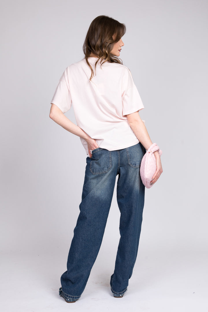 Vicolo - T- shirt stampa “Mood” Art. RD0186
