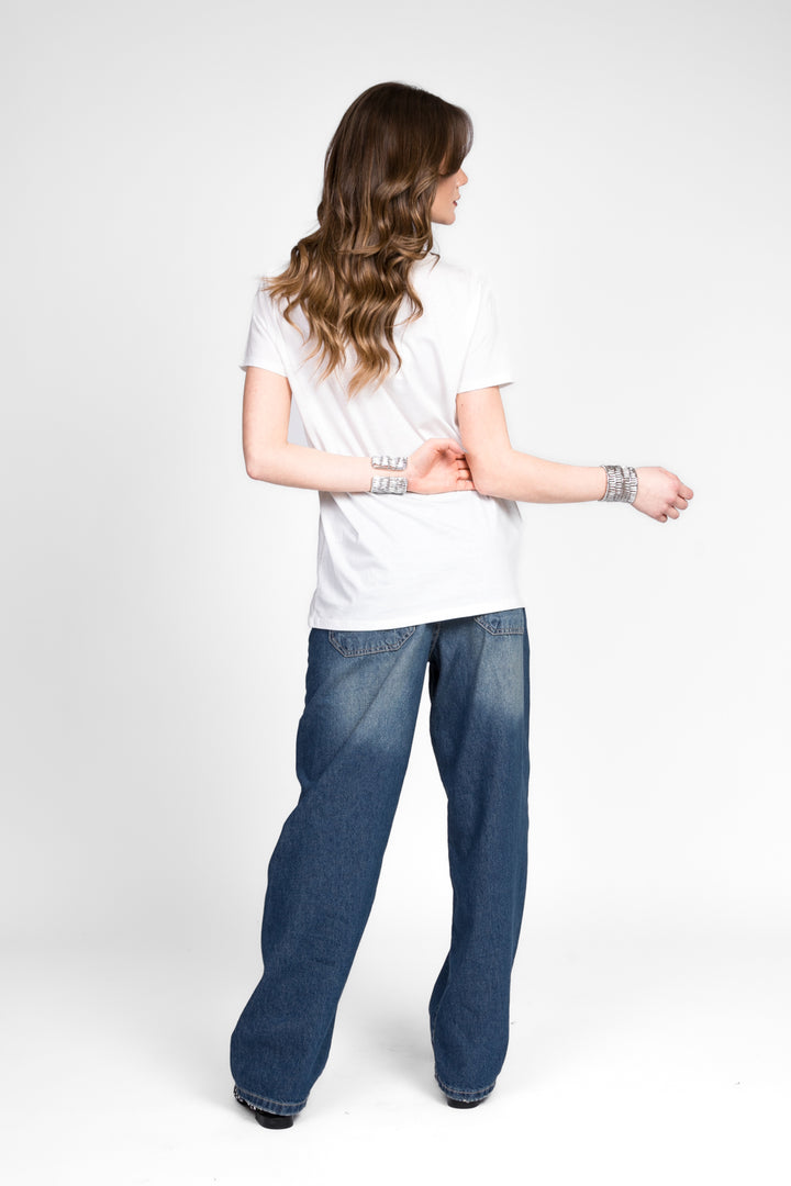 Vicolo - T-shirt con girocollo gioiello Art. RD0150