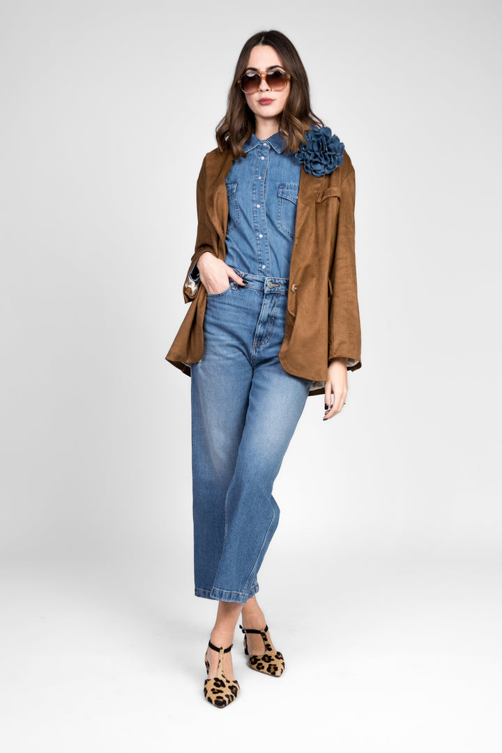 Vicolo - Camicia di jeans con taschini Art. DD5314/DD5002