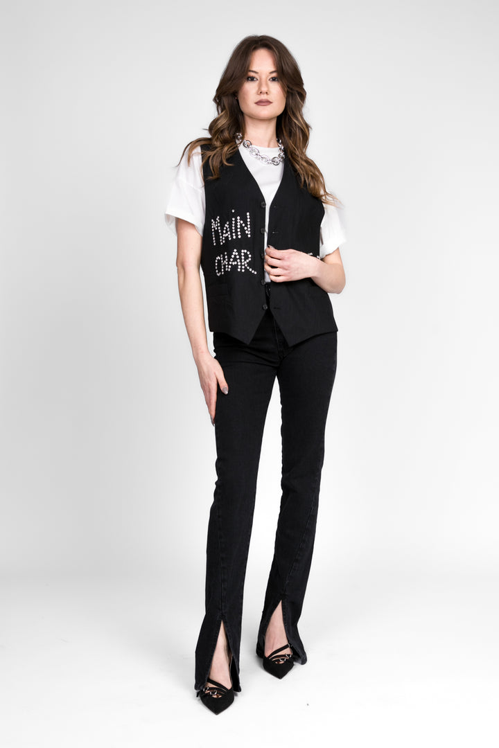 Vicolo - Gilet con strass Art. RD0096