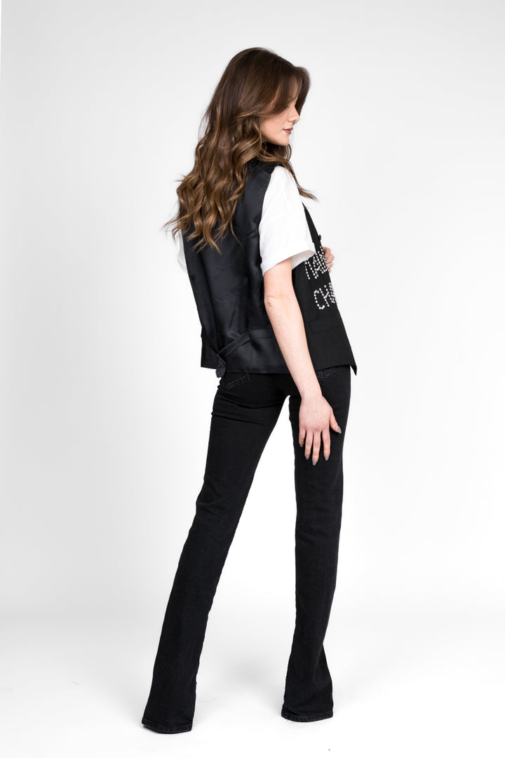 Vicolo - Gilet con strass Art. RD0096