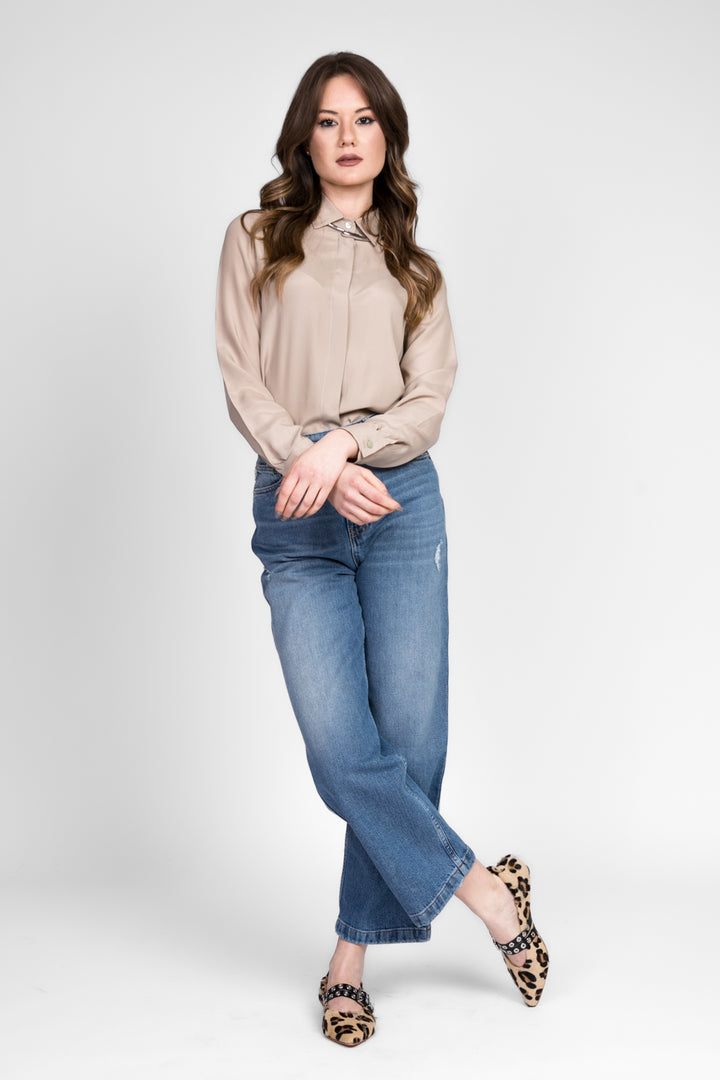 Emunà - Camicia basic misto seta Art. CM13-0037