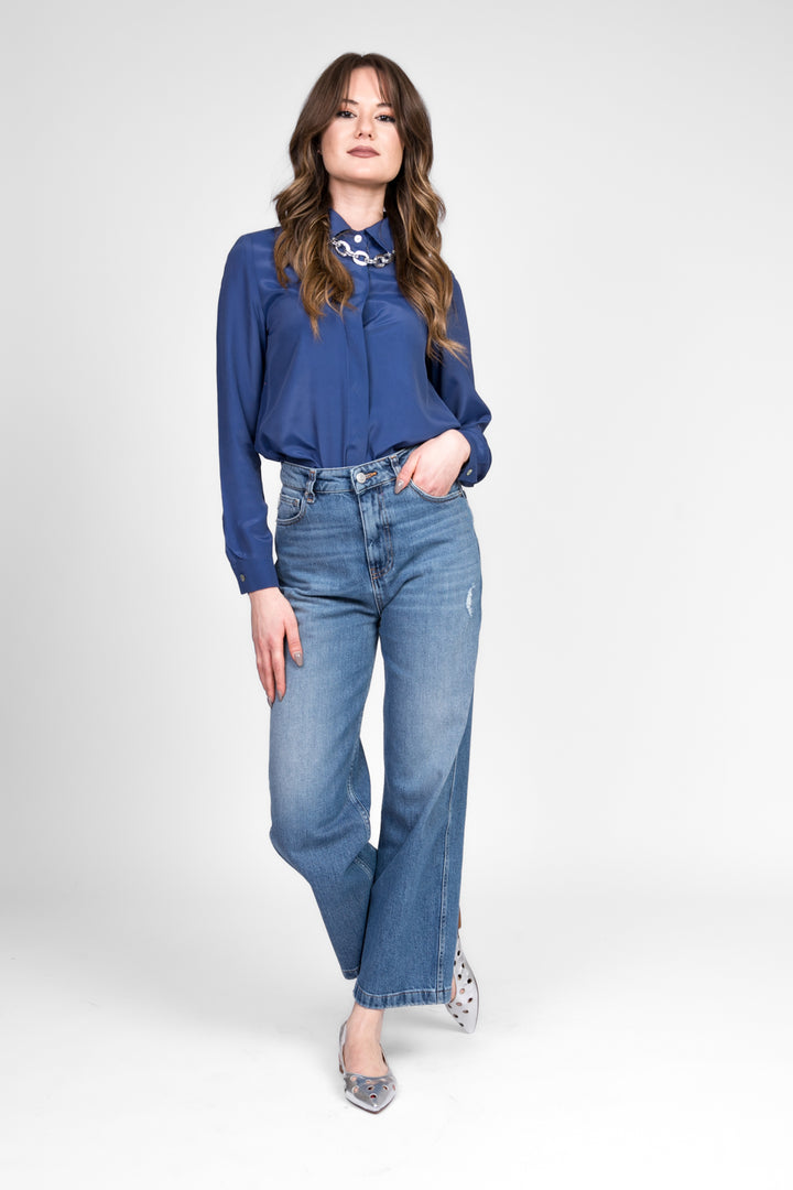 Emunà - Camicia basic misto seta Art. CM13-0037