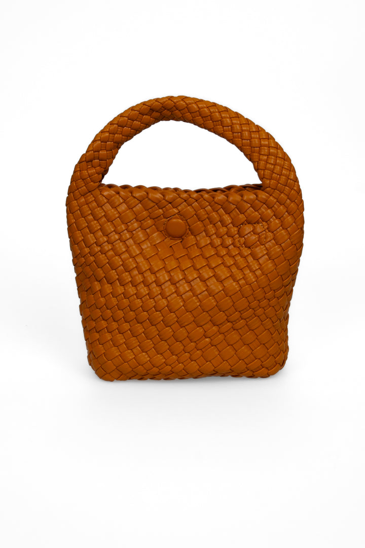 Upper - Borsa secchiello intrecciata