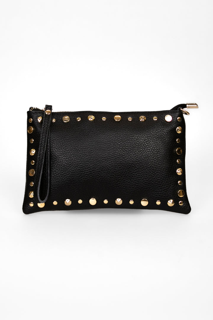 Upper - Borsa pochette con borchie