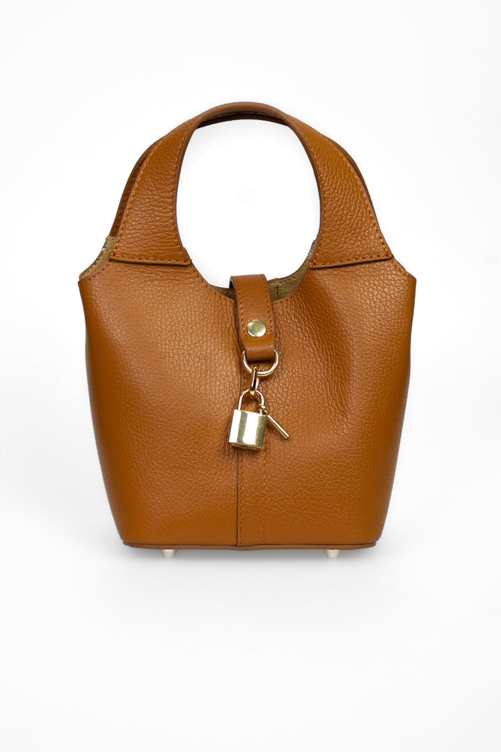 Upper - Borsa secchiello con lucchetto